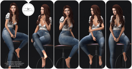 Second Life Marketplace - Secret Poses - Bar Stool ADD